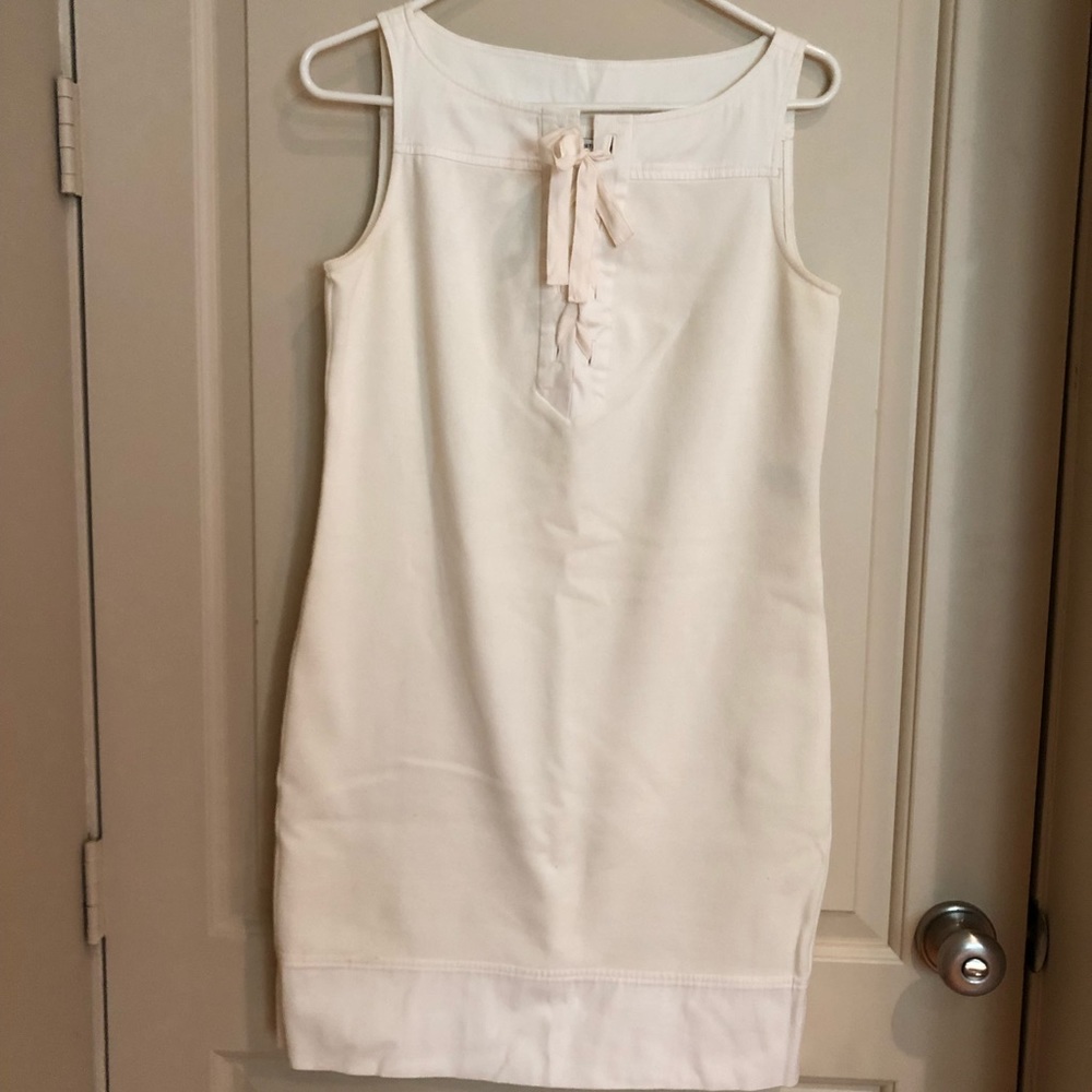 Diane von Furstenberg white a-line dress